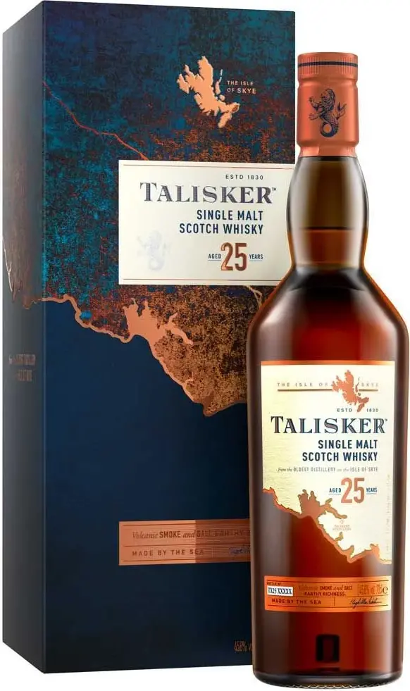 Talisker 25 Years Old Single Malt Whisky 45,8% Vol. 0,7l in Giftbox