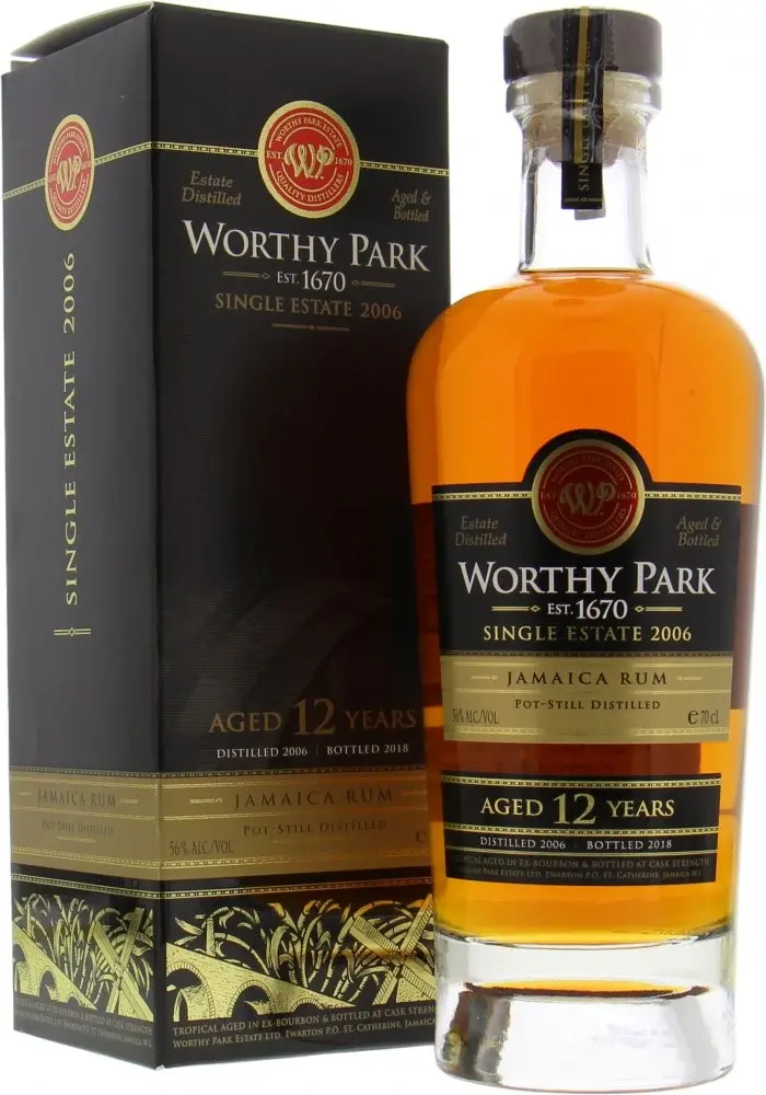 Worthy Park 12 Years Old Jamaica Rum 2006 56% Vol. 0,7l in Giftbox