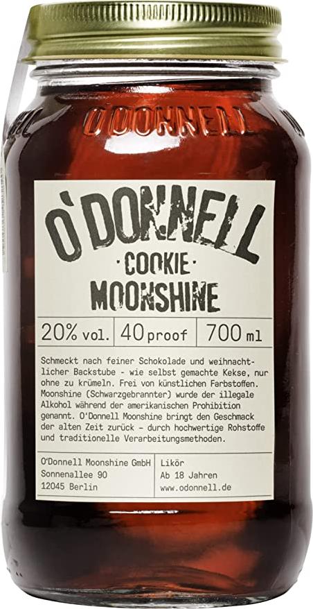 O'Donnell Moonshine Cookie Liqueur 20% Vol. 0,7l
