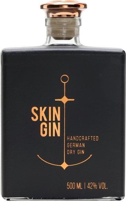 Skin Gin Handcrafted German Dry Gin Edition Anthrazit 42% Vol. 0,5l