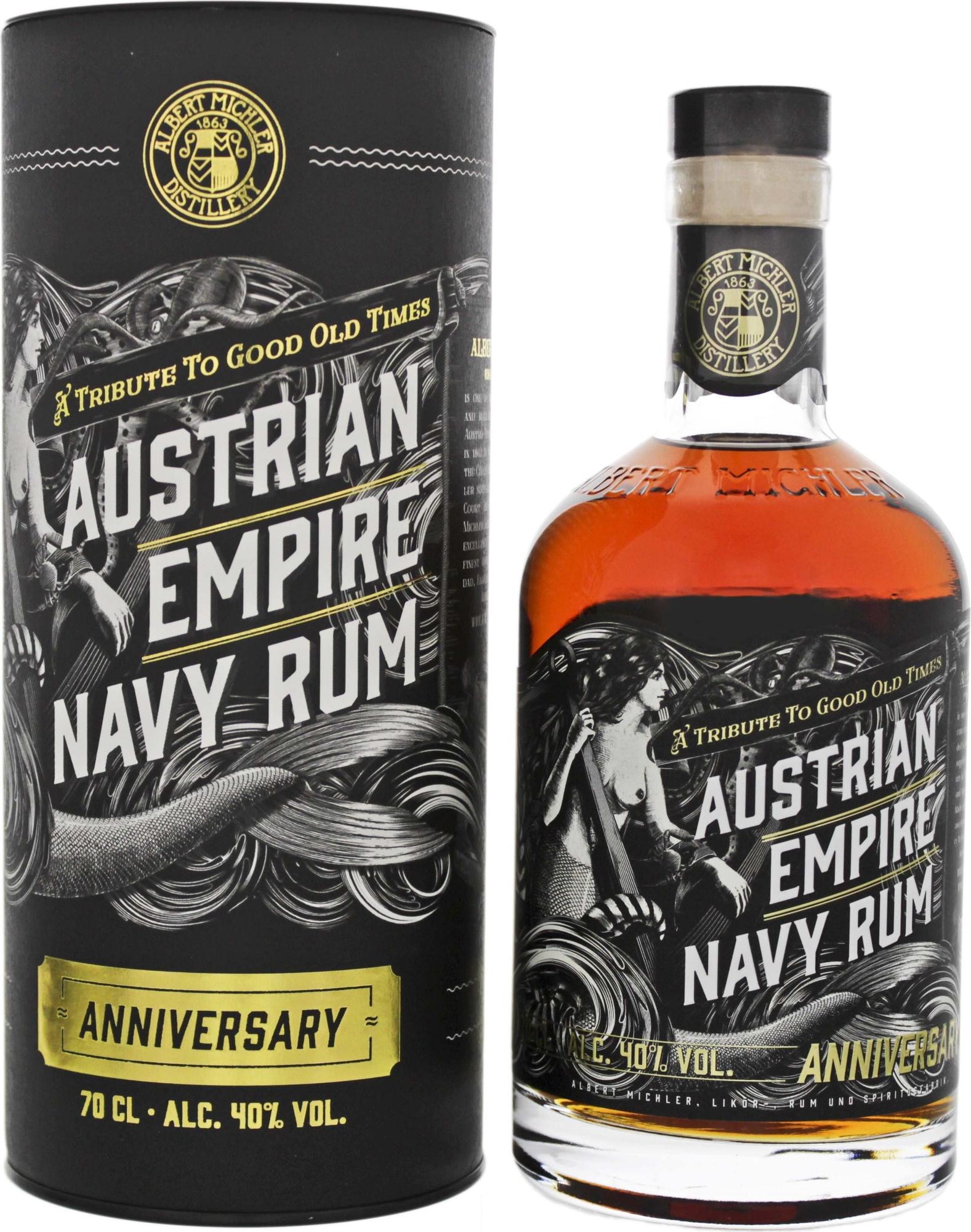Austrian Empire Navy ANNIVERSARY 40% Vol. 0,7l in Giftbox