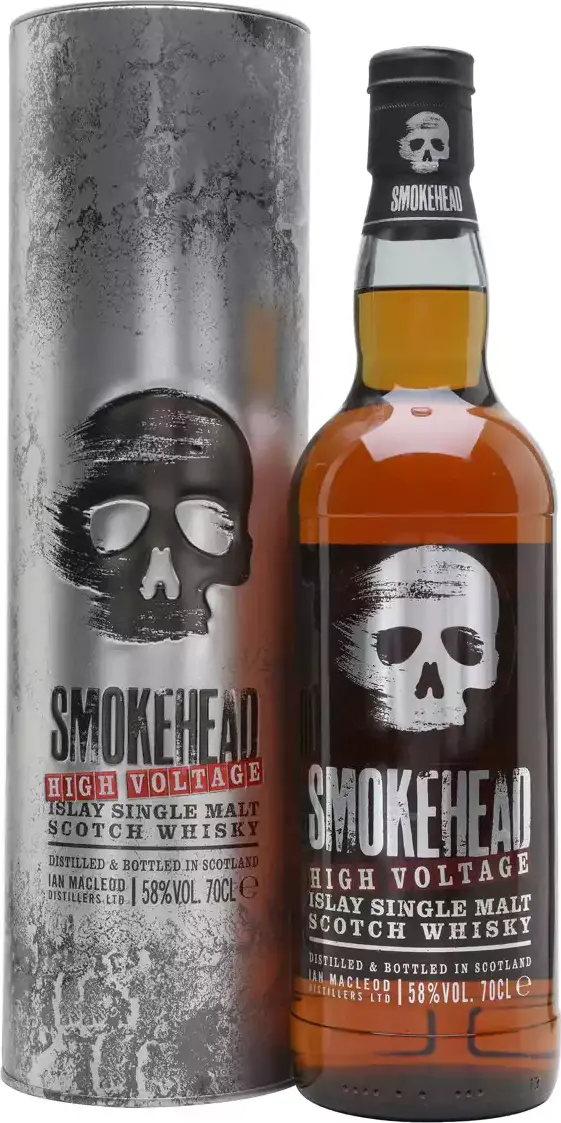 Smokehead HIGH VOLTAGE Whisky 58% Vol. 0,7l in Tinbox