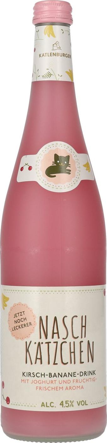 Katlenburger Naschkätzchen Kirsch-Banane 4,5% Vol. 0,75l