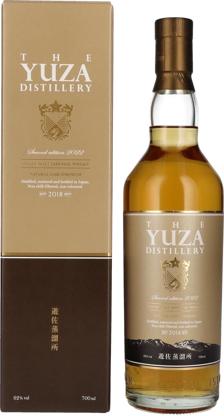 The Yuza Distillery Single Malt Japanese Whisky Second Edition 2022 62% Vol. 0,7l in Giftbox