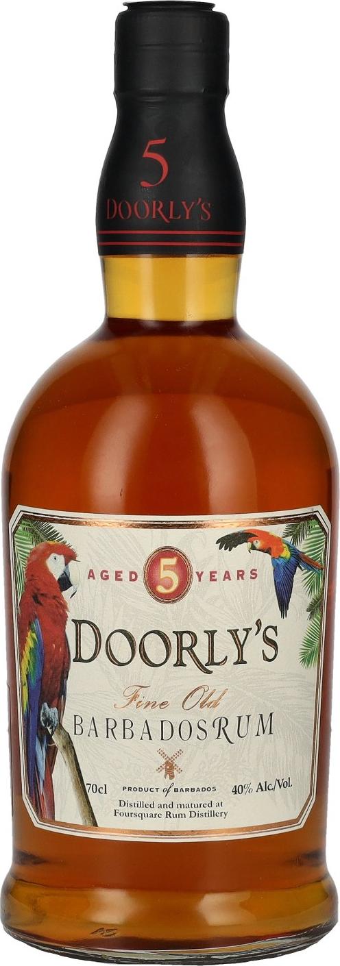 Doorly's 5 Years Old Fine Old Barbados Rum 40% Vol. 0,7l