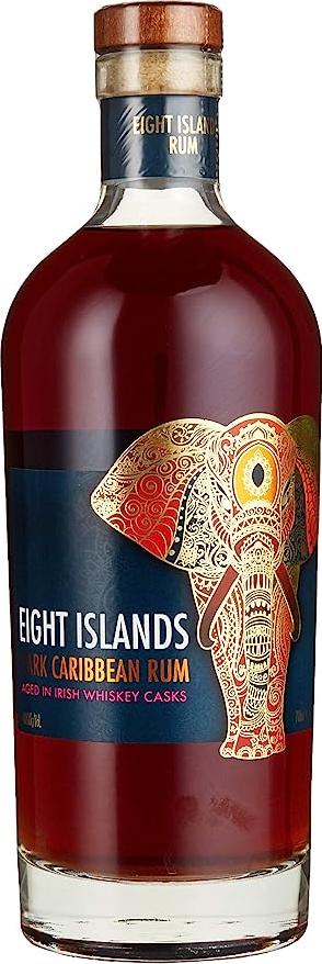 Eight Islands Dark Caribbean Rum 40% Vol. 0,7l