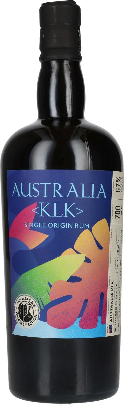1423 S.B.S AUSTRALIA KLK Single Origin Rum 2023 57% Vol. 0,7l