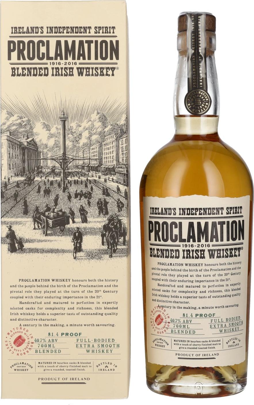 Proclamation Blended Irish Whiskey 40,7% Vol. 0,7l