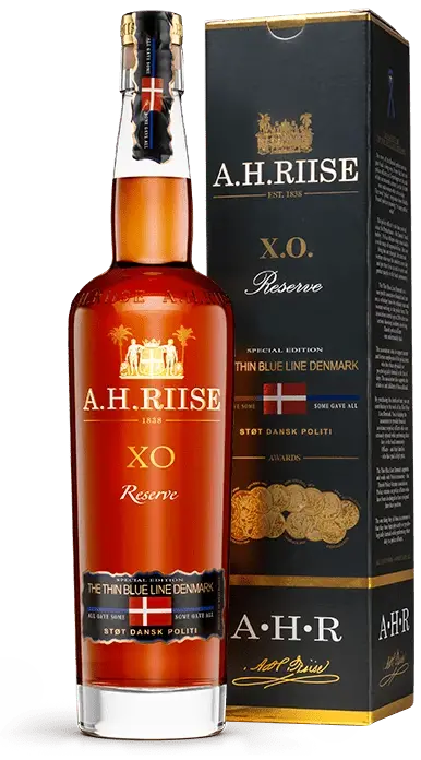 A.H. Riise / Old St. Croix X.O. THE THIN BLUE LINE 40% Vol. 0,7l