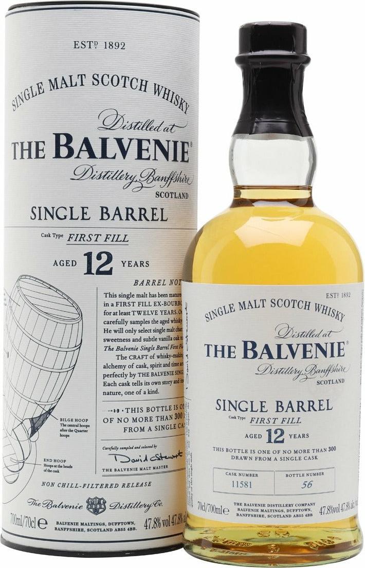 The Balvenie 12 Year Old SINGLE BARREL 47,8% Vol. 0,7l