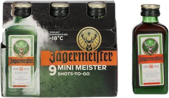 Jägermeister 9-JägerPack 35% Vol. 9x0,02l