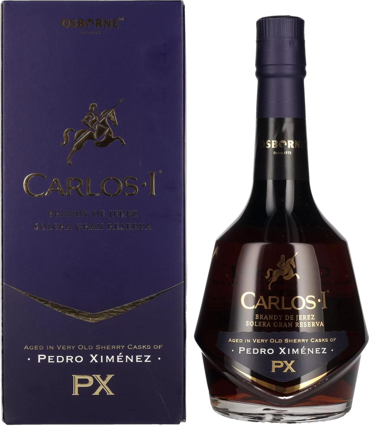 Carlos I Solera Gran Reserva PEDRO XIMÉNEZ Brandy de Jerez 40,3% Vol. 0,7l in Giftbox