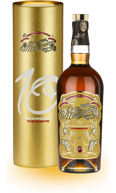 Ron Millonario 10 Aniversario Cincuenta Rum 50% Vol. 0,7l in Giftbox