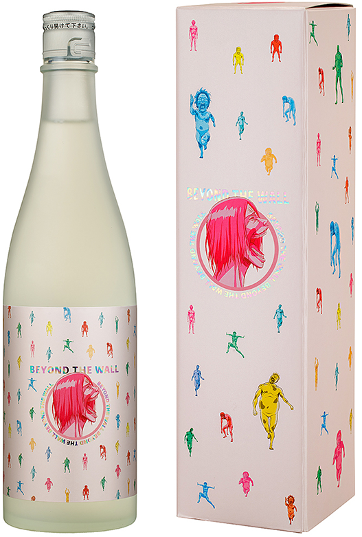 Beyond the Wall Attack on Titan x Beyond the Wall TITAN Model Japanese Sake 13% Vol. 0,72l