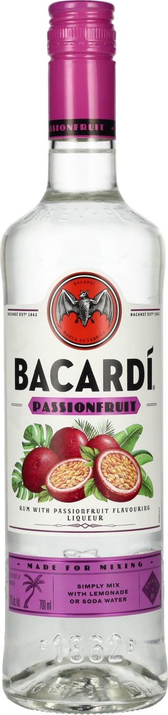 Bacardi PASSIONFRUIT Rum With Natural Flavors 27% Vol. 0,7l