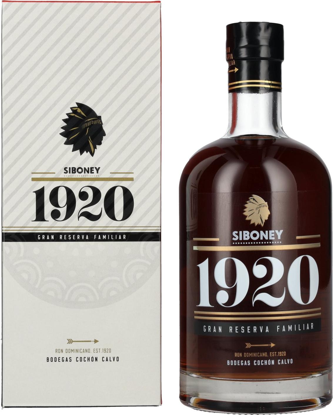 Ron Siboney 1920 Gran Reserva Familiar Rum 38% Vol. 0,7l in Giftbox