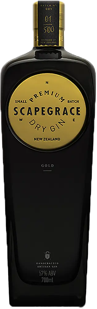 Scapegrace Premium GOLD Dry Gin 57% Vol. 0,7l