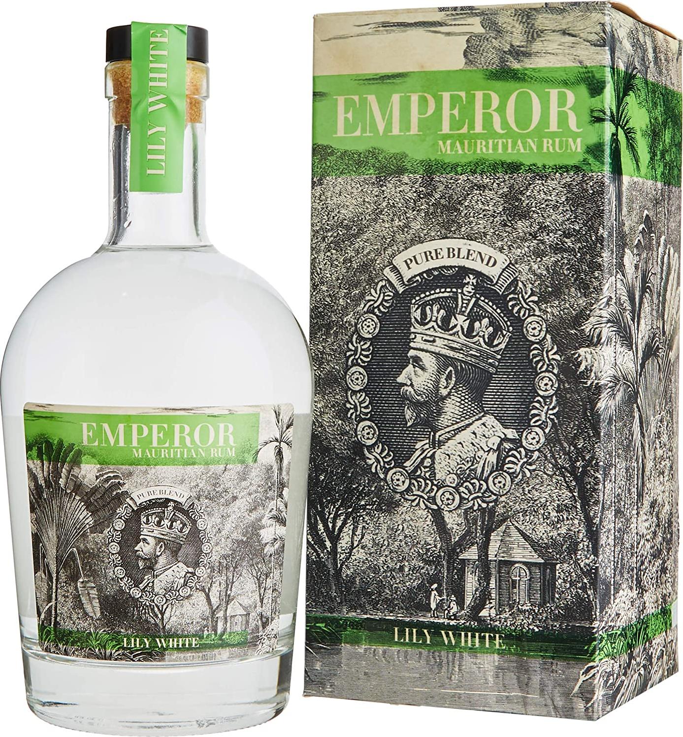 Emperor Rum Emperor Mauritian Rum LILY WHITE 42% Vol. 0,7l in Giftbox