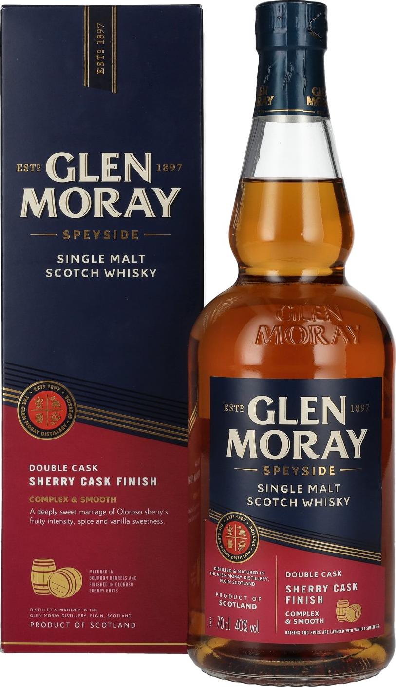 Glen Moray Classic Sherry Cask Finish 40% Vol. 0,7l in Giftbox