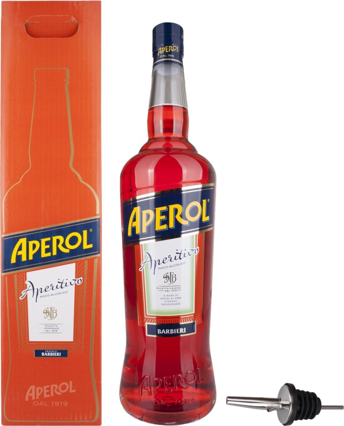 Aperol Aperitivo 11% Vol. 3l in Giftbox with Bottle Pourer