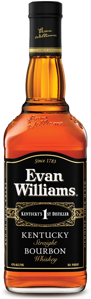 Evan Williams Kentucky Straight Bourbon Black Label 43% Vol. 1l