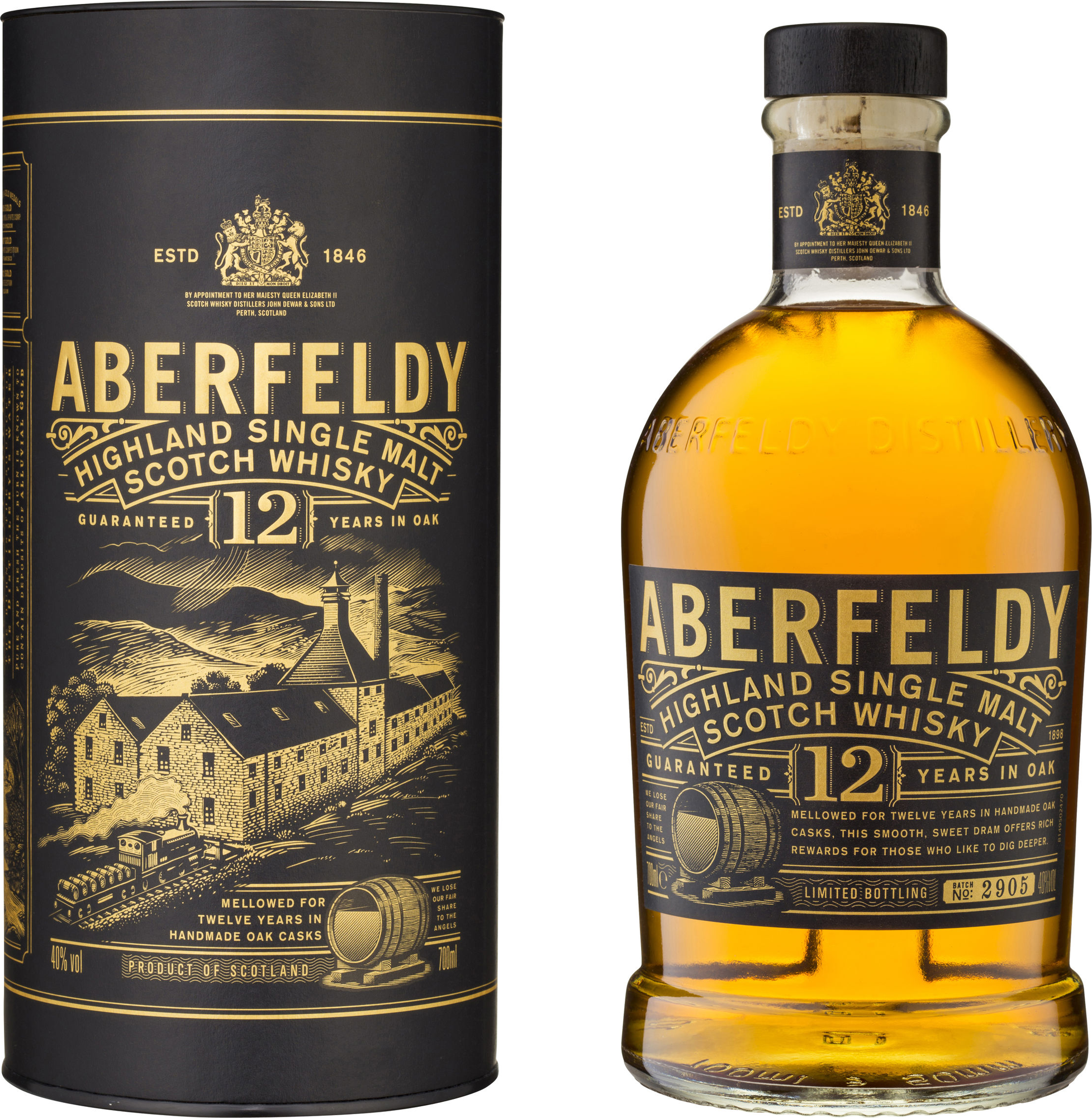 Aberfeldy 12 Year Old 40% Vol. 0,7l in Giftbox