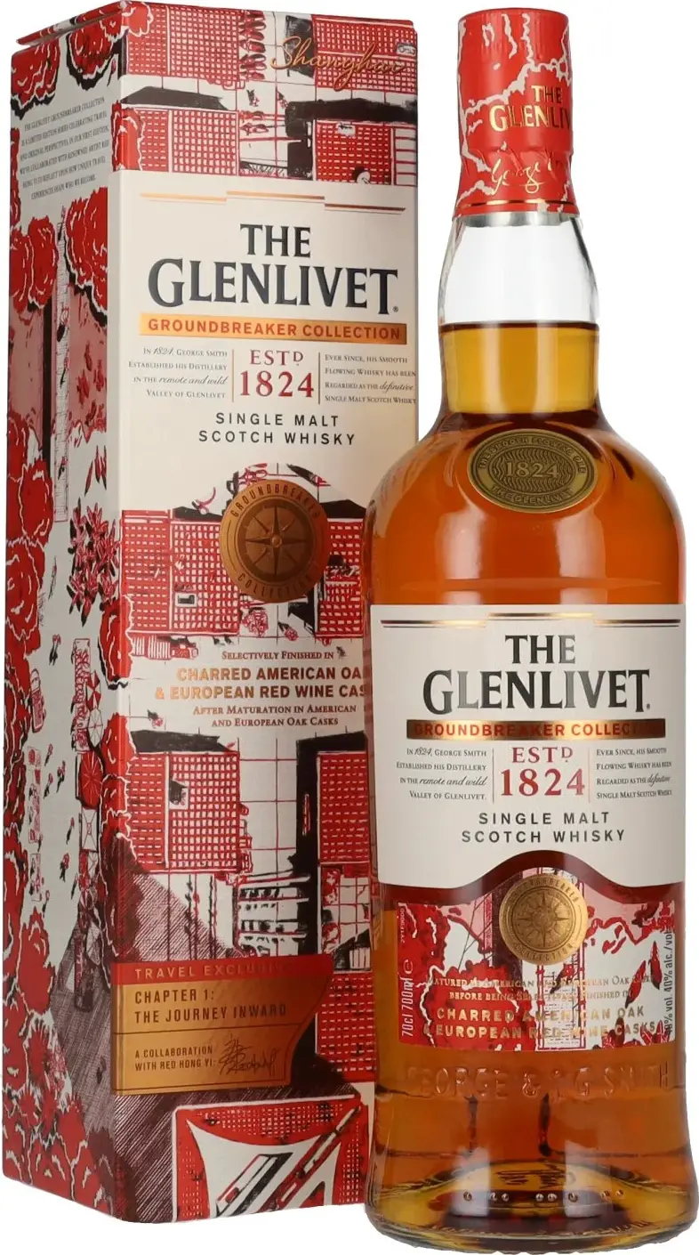 The Glenlivet GROUNDBREAKER COLLECTION Single Malt Whisky 40% Vol. 0,7l in Giftbox