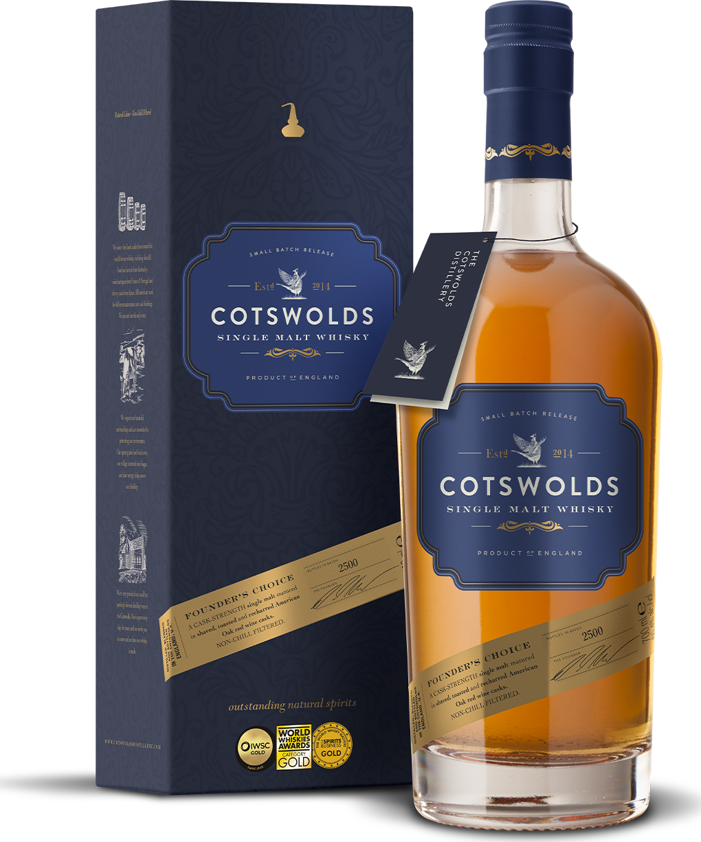 Cotswolds FOUNDER'S CHOICE Single Malt Whisky 0,7l