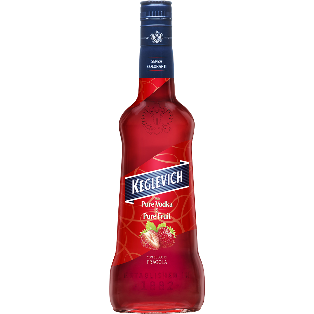 Keglevich with Pure Vodka & Pure Fruit FRAGOLA 18% Vol. 0,7l
