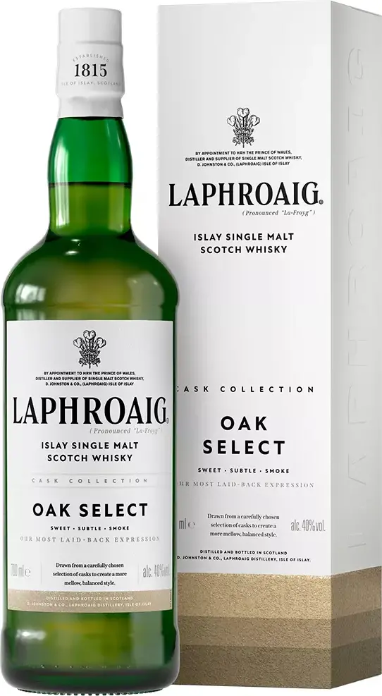 Laphroaig OAK SELECT Islay Single Malt Scotch Whisky 40% Vol. 0,7l in Giftbox