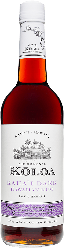 Kōloa Kaua'i DARK Hawaiian Rum 40% Vol. 0,7l
