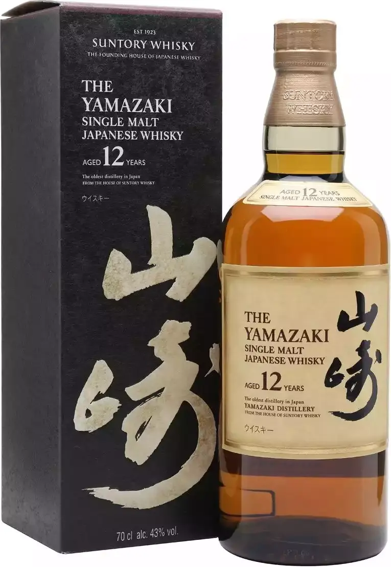 The Yamazaki 12 Years Old Single Malt Japanese Whisky 43% Vol. 0,7l in Giftbox