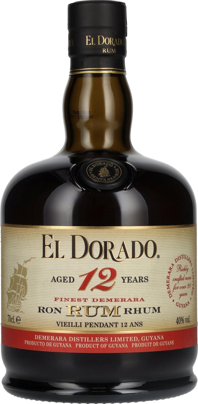El Dorado 12 Years Old Finest Demerara Rum 40% Vol. 0,7l