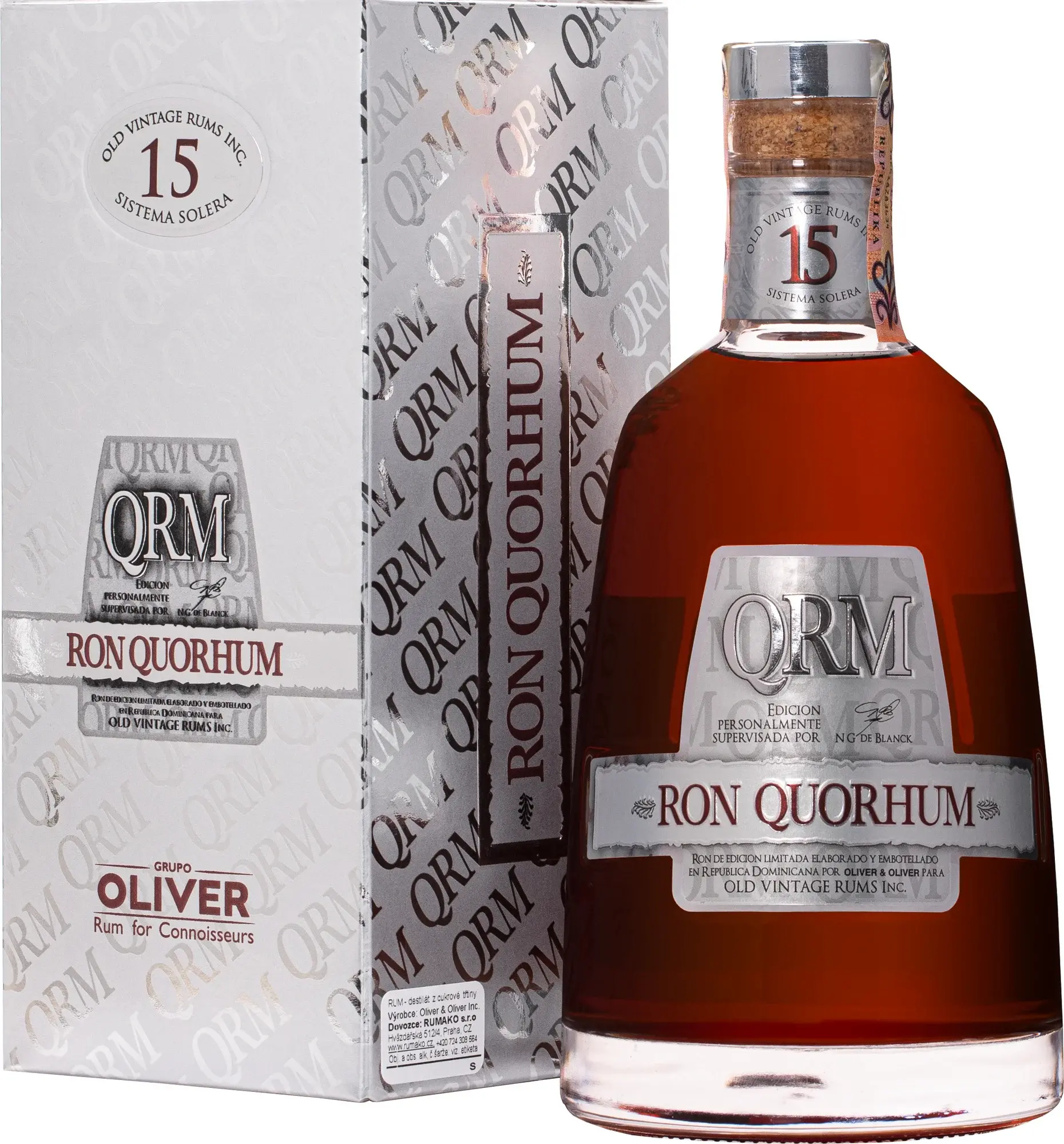 Ron Quorhum 15 Años Solera 40% Vol. 0,7l in Giftbox