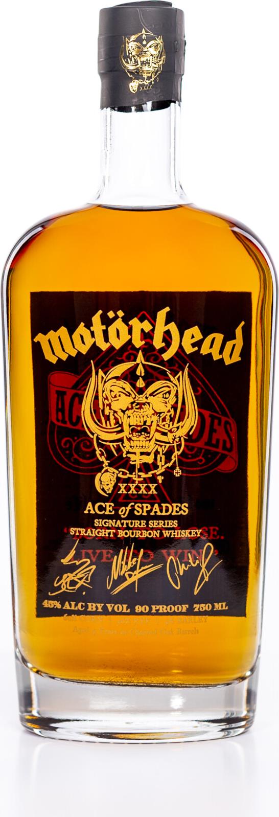 Motörhead ACE of SPADES Signature Series Straight Bourbon Whiskey 45% Vol. 0,7l