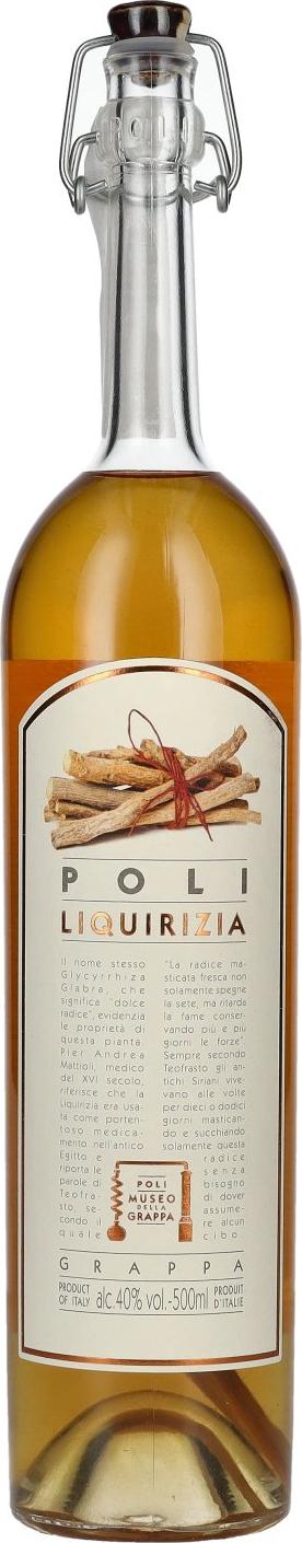 Poli Grappa Liquirizia 40% Vol. 0,5l