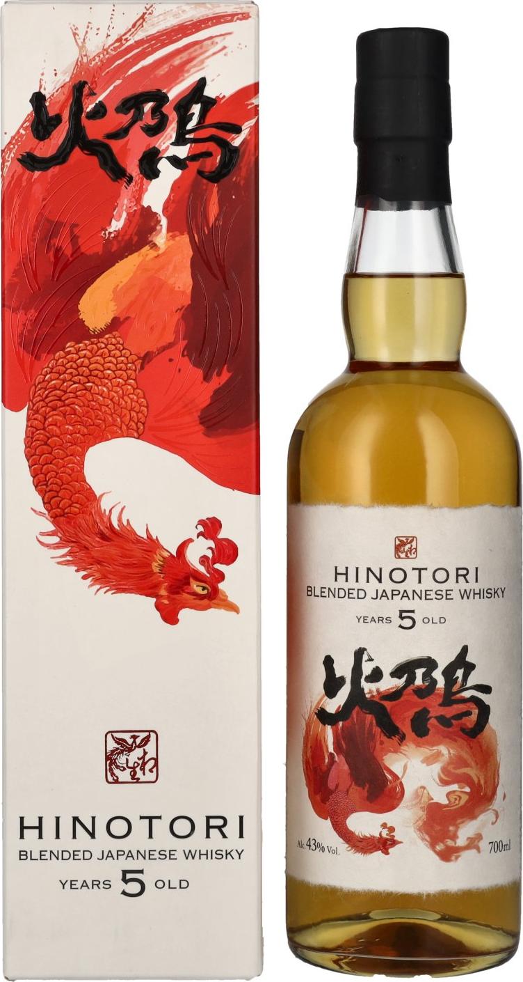 Hinotori 5 Years Old Blended Japanese Whisky 43% Vol. 0,7l in Giftbox