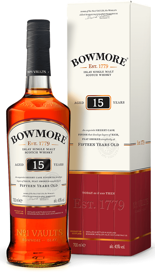 Bowmore 15 Year Old 43% Vol. 0,7l