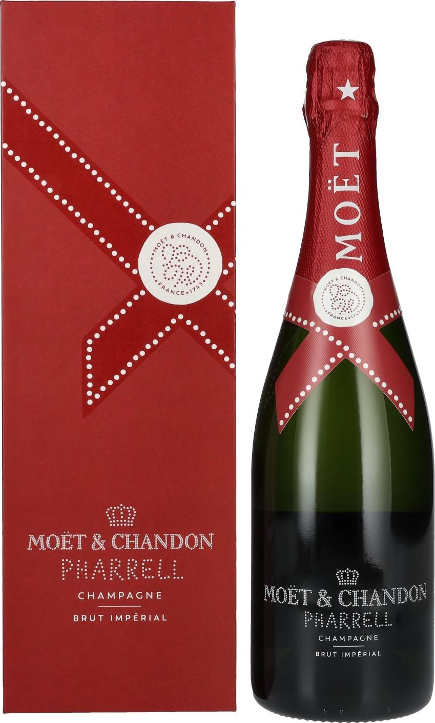Moët & Chandon IMPÉRIAL Brut Pharrell Williams Red Edition Champagne 12,5% Vol. 0,75l in Giftbox