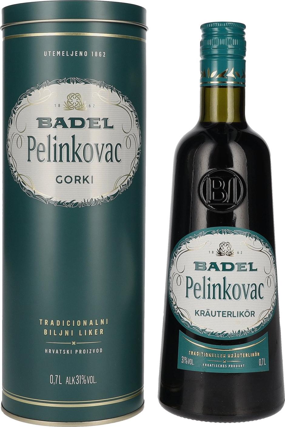 Badel Pelinkovac Gorki 31% Vol. 0,7l in Tinbox