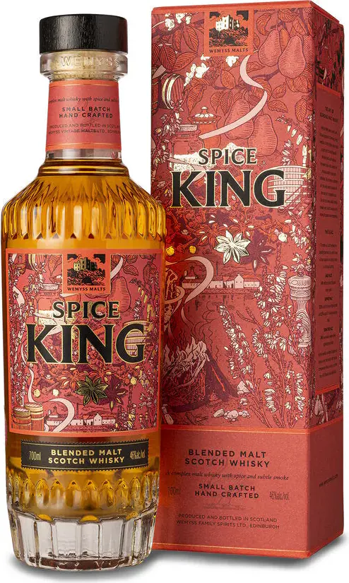 Wemyss Malts SPICE KING Blended Malt Scotch Whisky 46% Vol. 0,7l in Giftbox