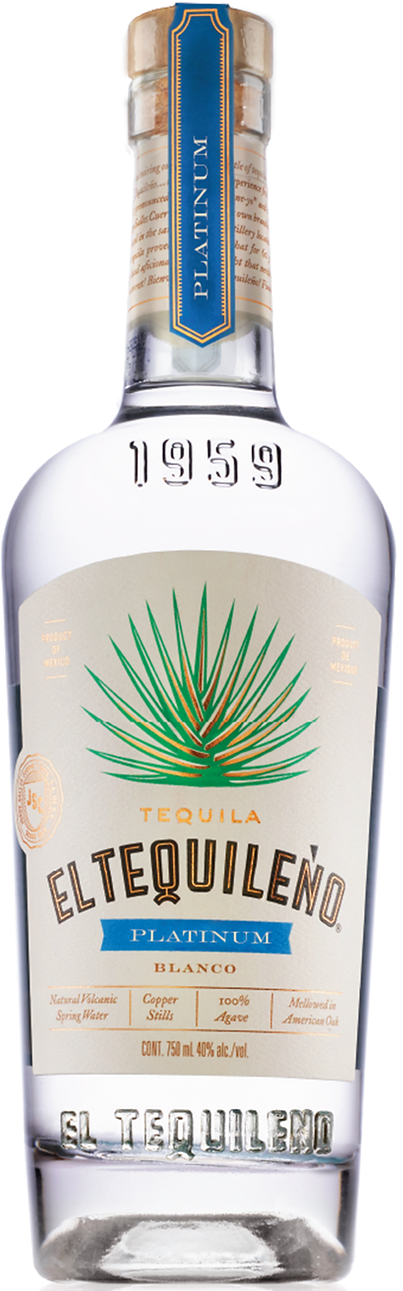 El Tequileño Platinum Blanco 100% Agave 40% Vol. 0,7l