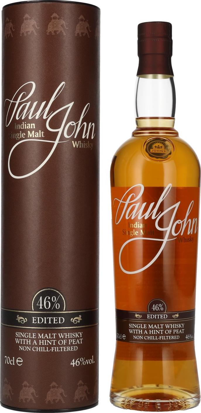Paul John EDITED Indian Single Malt Whisky 46% Vol. 0,7l in Giftbox