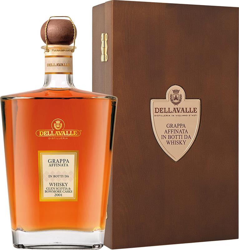 Dellavalle Grappa aged in Glen Scotia & Bowmore Casks 42% Vol. 0,7l in OWC