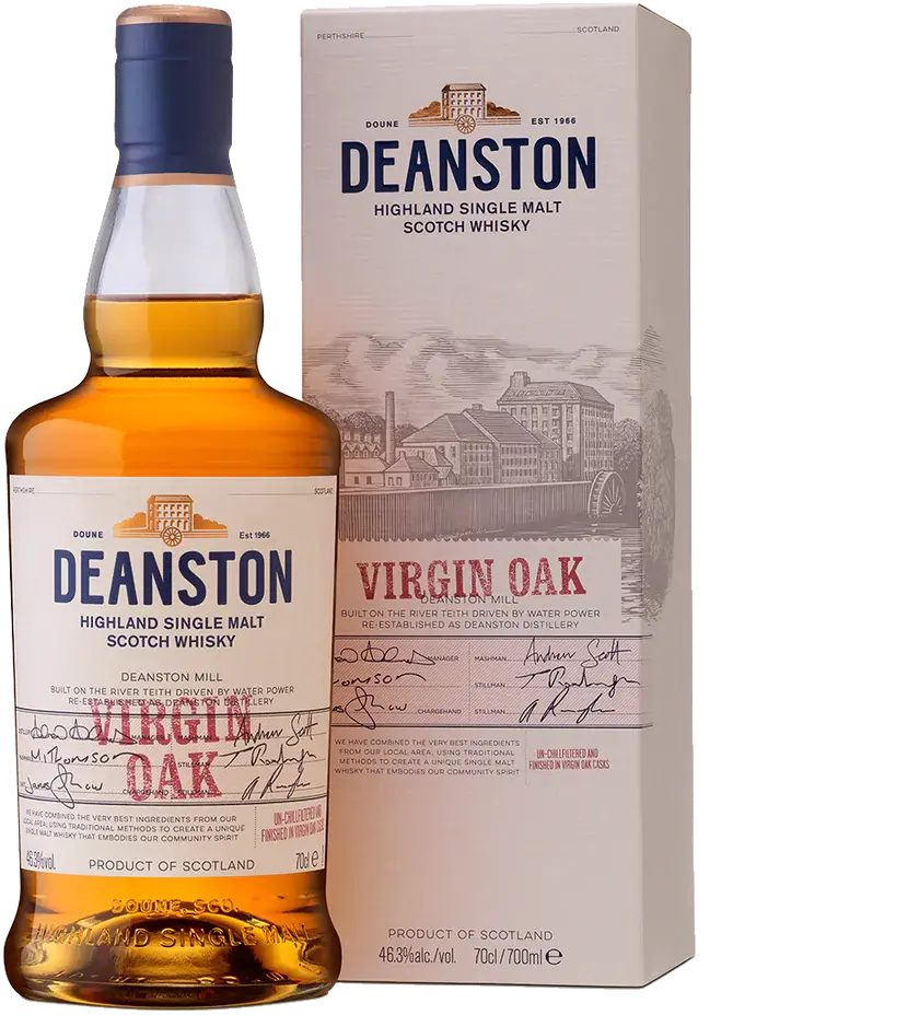 Deanston VIRGIN OAK WHISKY 46,3% Vol. 0,7l in Giftbox