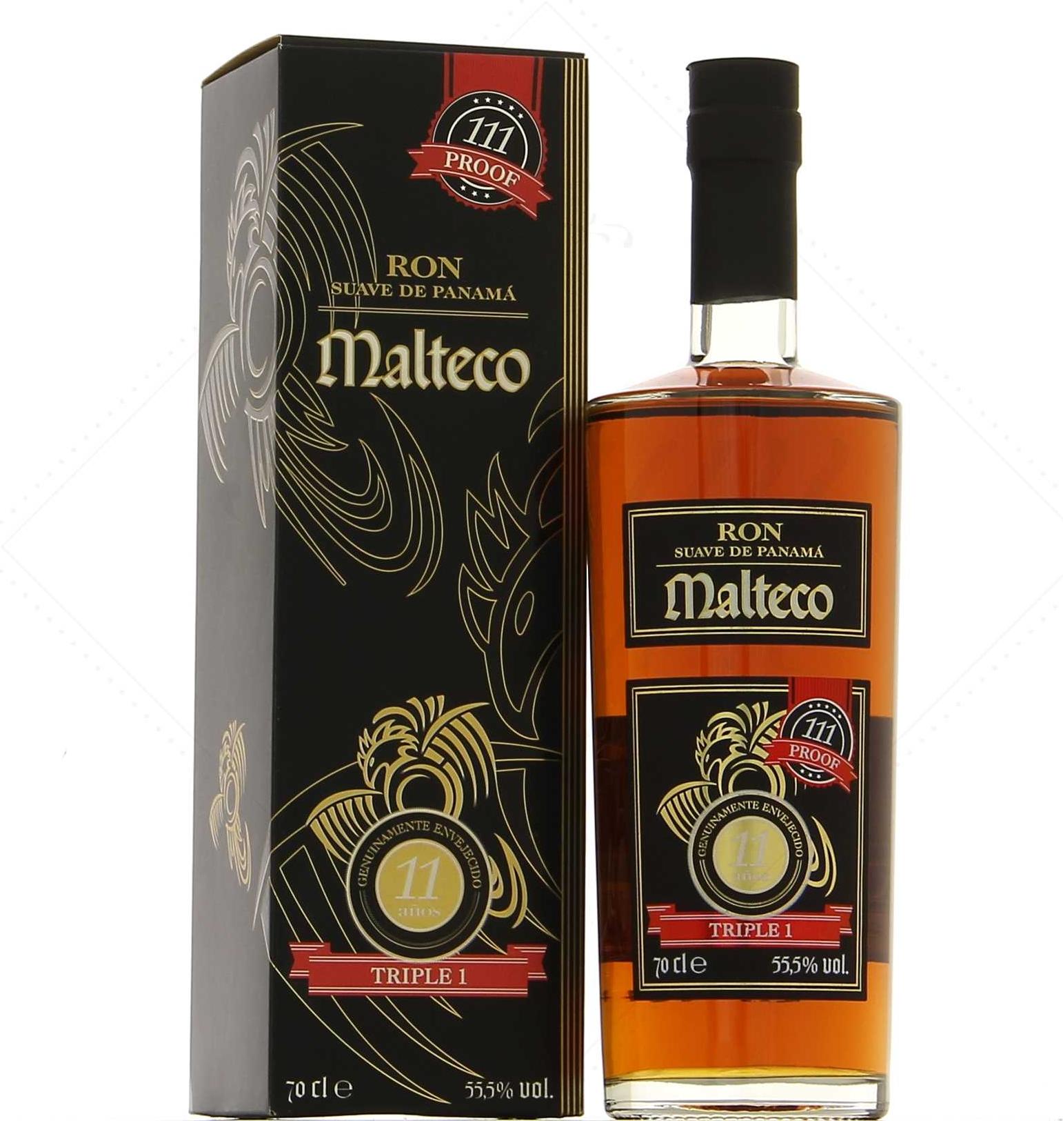 Ron Malteco 11 YO TRIPLE 1 55,5% Vol. 0,7l in Giftbox