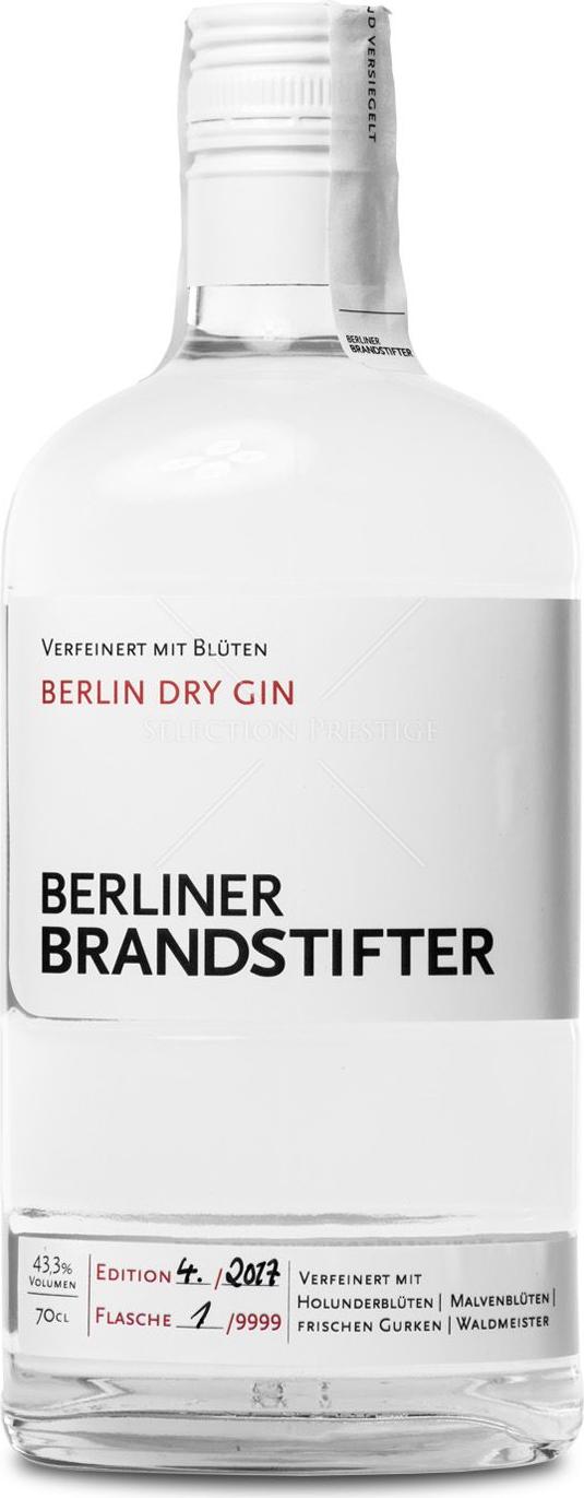 Berliner Brandstifter Berlin Dry Gin 43,3% Vol. 0,7l