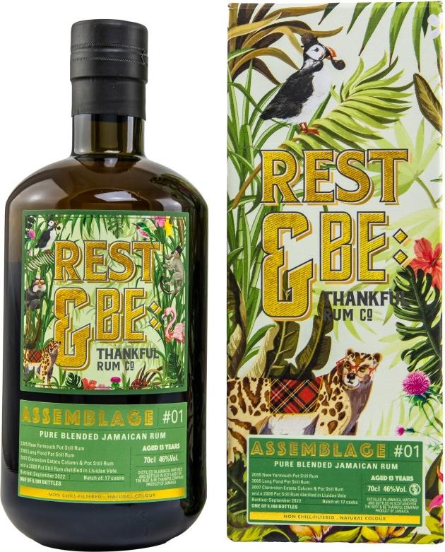 Rest & Be Thankful 13 YO ASSEMBLAGE #01 46% Vol. 0,7l in Giftbox
