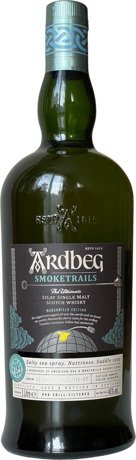 Ardbeg SMOKETRAILS The Ultimate Manzanilla Edition 46% Vol. 1l