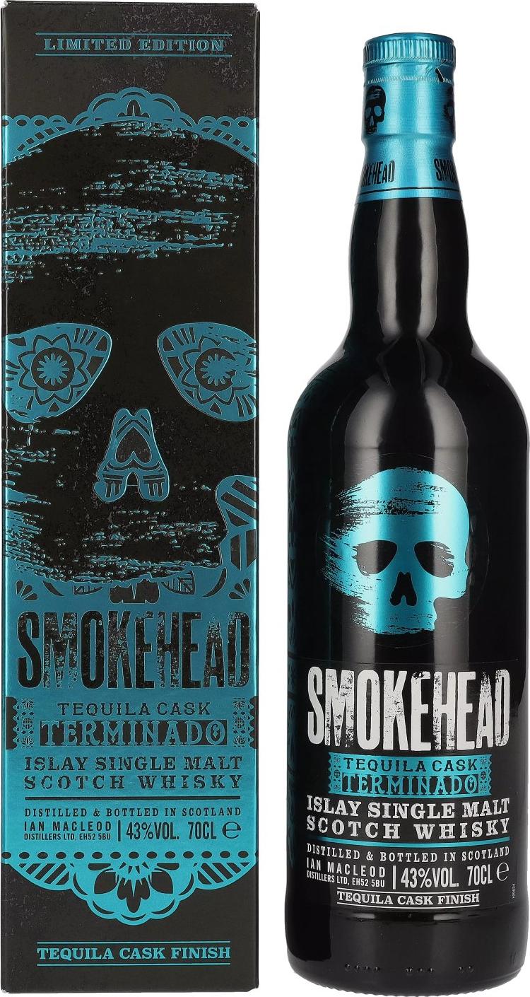 Smokehead TEQUILA CASK TERMINADO Islay Single Malt Whisky 43% Vol. 0,7l in Giftbox